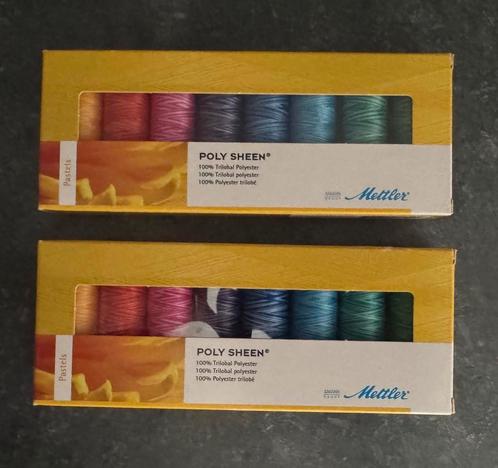 Mettler Poly Sheen Multi machine borduurgaren set, Hobby en Vrije tijd, Borduren en Borduurmachines, Nieuw, Borduurgaren of Zijde