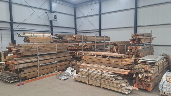 Balken gordingen verschillende formaten van 14 tot 23 hoog, Tuin en Terras, Palen, Balken en Planken, Gebruikt, Balken, 250 cm of meer