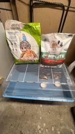 Hamster kooi met speelgoed, Dieren en Toebehoren, Knaagdieren en Konijnen | Hokken en Kooien, Minder dan 60 cm, Kooi, Minder dan 75 cm