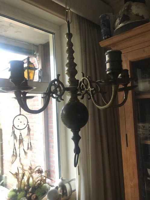 Hang Kandelaar Messing, Huis en Inrichting, Woonaccessoires | Kandelaars en Kaarsen, Gebruikt, Kandelaar, 25 tot 50 cm, Overige materialen