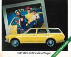 Leaflet/sheet DATSUN 180B Station Wagon, ca. 1972/1973 (GB)., Ophalen of Verzenden, Zo goed als nieuw, Nissan Motor Company, Overige merken