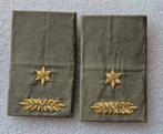 Epauletten Majoor DT jas, Verzenden, Landmacht, Nederland, Embleem of Badge