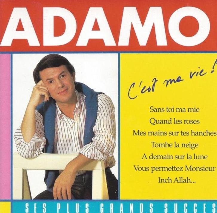 Adamo - C'est Ma Vie !, Cd's en Dvd's, Cd's | Franstalig, Zo goed als nieuw, Ophalen of Verzenden
