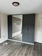 Donkergrijze Ikea PAX Klerenkasten, Huis en Inrichting, Kasten | Kledingkasten, Ophalen, 200 cm of meer, Met hangruimte, Zo goed als nieuw
