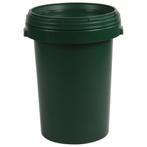 Voerton 52 liter donkergroen groen draai deksel, Ophalen of Verzenden
