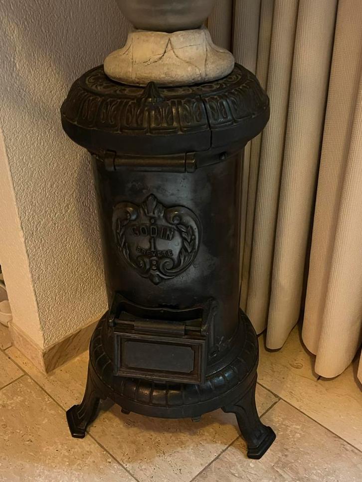 Antiek Godin Kacheltje - Sierobject, Antiek en Kunst, Antiek | Koper en Brons, Brons, Ophalen