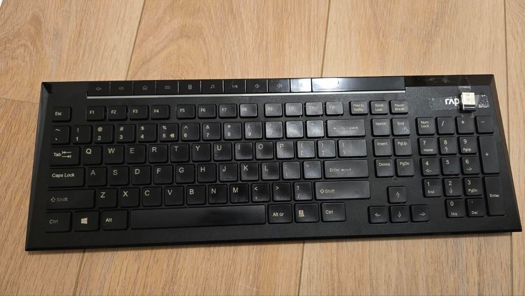 Rapoo draadloze toetsenbord, Ophalen of Verzenden, Zo goed als nieuw