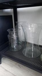Diverse vazen, Ophalen of Verzenden, Overige kleuren, Glas, Minder dan 50 cm