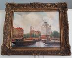 Mooi helder schilderijtje van Rotterdam  schilder van Vliet, Ophalen of Verzenden