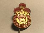 Metalen THE BEATLES Speld (Rood/Messingkleur)., Verzamelen, Speldjes, Pins en Buttons, Verzenden, Zo goed als nieuw, Overige onderwerpen