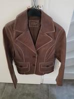 Leren bruin jasje Casual Wear maat 40, Kleding | Dames, Maat 38/40 (M), Bruin, Ophalen of Verzenden, Zo goed als nieuw