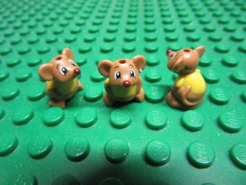 L339 LEGO DIEREN *NIEUW* MUIS MET GEEL SHIRT, GUS, 70844pb01 beschikbaar voor biedingen