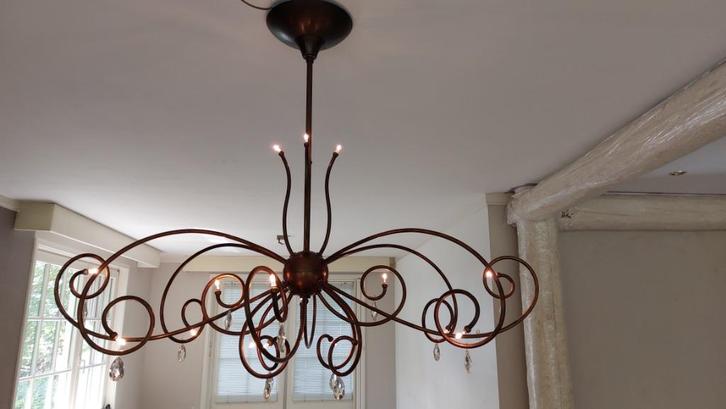 Kroonluchter "Florence" Ben Demmers Design, Huis en Inrichting, Lampen | Kroonluchters, Gebruikt, Ophalen
