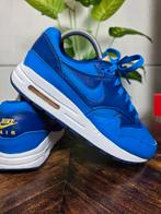 Nike Air Max 1 GS Hyper Cobalt Blue maat 38,5, Blauw, Nike, Ophalen of Verzenden, Nike