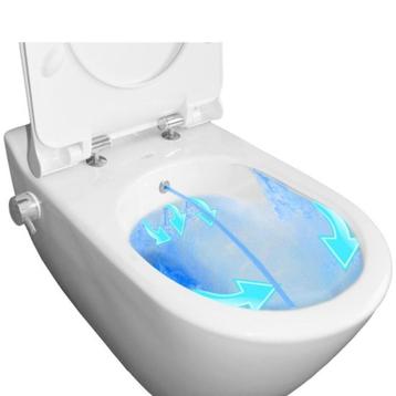 RIMOFF OPHANG WC WIT MET HENDEL WARM/KOUD WATER beschikbaar voor biedingen