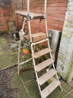 Oude brocante ladder, Doe-het-zelf en Verbouw, Ladders en Trappen, Ladder, Ophalen of Verzenden, Zo goed als nieuw