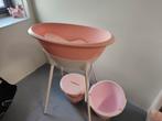 Luma Bad- en Verzorgingsset Pink met Tummy Tub / Bademmer, Kinderen en Baby's, Overige merken, Badje, Zo goed als nieuw, Standaard