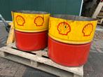 2 gave vintage/ industriële shell vaten/ vuur korf, Verzamelen, Ophalen, Huis en Inrichting