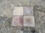 Betonklinkers 14x14x6 rood/geel, Tuin en Terras, Tegels en Klinkers, Ophalen, Gebruikt, Klinkers, Minder dan 5 m²