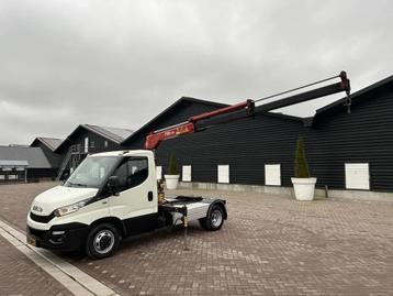 Iveco Daily 40C17 BE TREKKER 9.3 TON EURO 5 MET KRAAN beschikbaar voor biedingen
