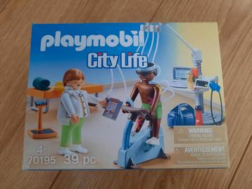 PLAYMOBIL PRAKTIJK FYSIOTHERAPEUT 70195 NIEUW!! beschikbaar voor biedingen