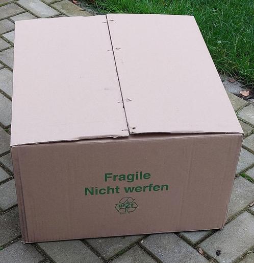 Grote dozen voor verhuizing of webshop – 20 stuks voor € 12, Doe-het-zelf en Verbouw, Kratten en Dozen, Gebruikt, Doos, 50 tot 75 cm