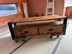 TV meubel massief steiger hout, Ophalen, Zo goed als nieuw, 25 tot 50 cm, Minder dan 100 cm