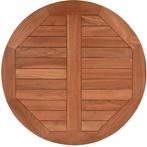 Tafelblad teakhout rond 70 cm en 3 cm dik, Info@edvonline.nl, Nieuw, Ophalen of Verzenden, Inductorstraat 9b Veenendaal
