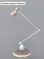Lumina oude groen zwarte werkplaatslamp/bureaulamp, Huis en Inrichting, Vintage, oud , Frans, industrieel, stoer , robuust , lumina