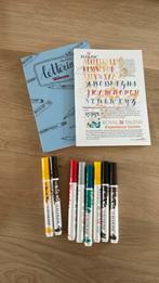 Royal Talens ecoline brushpennen met papier, Hobby en Vrije tijd, Tekenen, Ophalen of Verzenden, Zo goed als nieuw