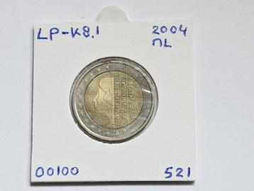 2-euromunt Nederland (NL) 2004 Koers LP-K8.1 beschikbaar voor biedingen
