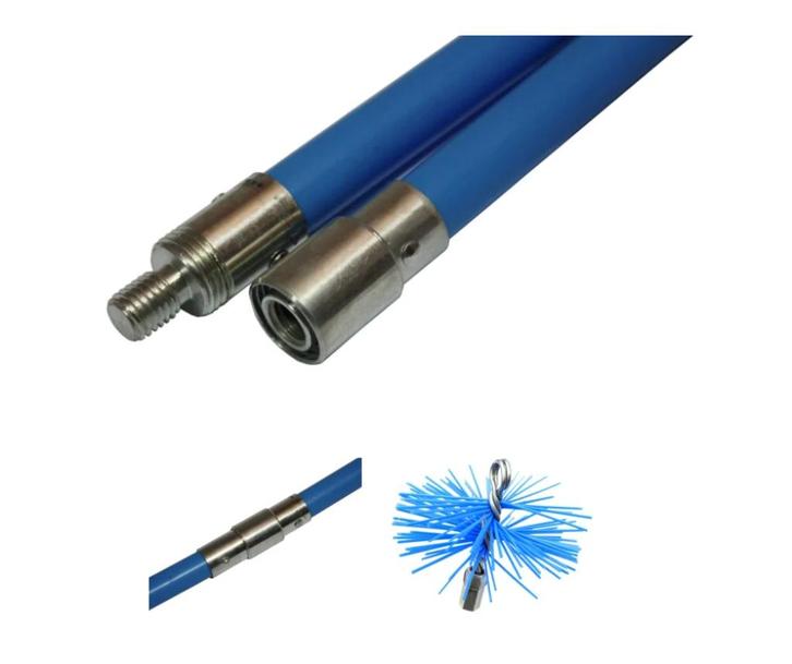 TE HUUR schoorsteen veegset, Doe-het-zelf en Verbouw, Gereedschap | Handgereedschap, Ophalen of Verzenden