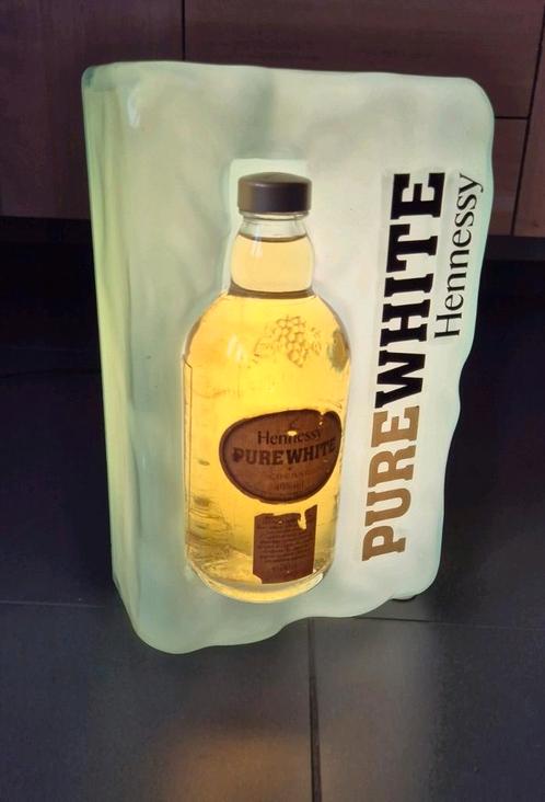 Hennessy Pure White Lichtreclame, Verzamelen, Merken en Reclamevoorwerpen, Gebruikt, Lichtbak of (neon) lamp, Ophalen of Verzenden