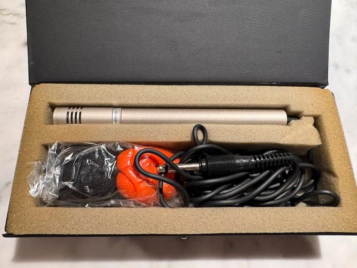 AKAI ACM-100 Electret Condensator Microfoon, Muziek en Instrumenten, Microfoons, Zo goed als nieuw, Studiomicrofoon, Ophalen of Verzenden