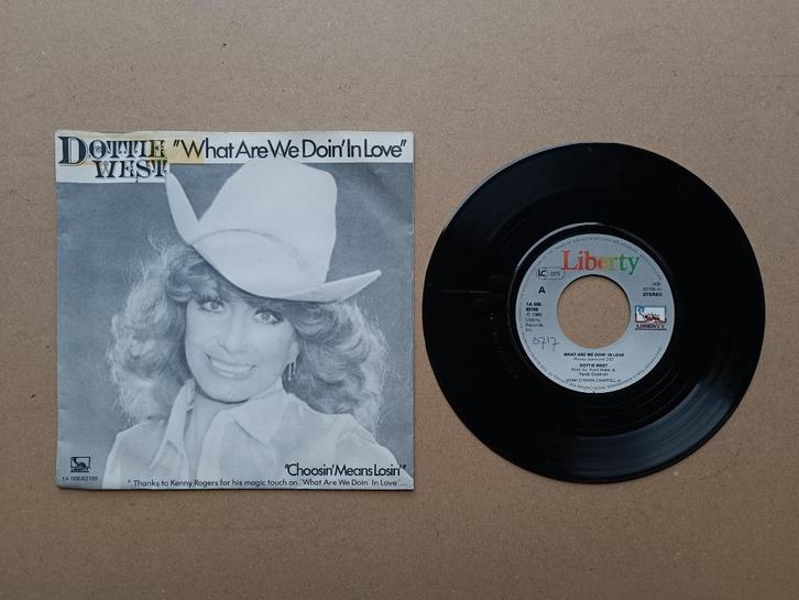Single: Dottie West - What Are We Doin In Love 1980 / USA, Cd's en Dvd's, Vinyl Singles, Gebruikt, Pop, 7 inch, Verzenden