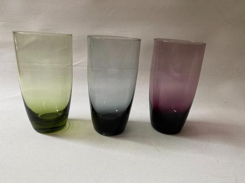 Retro Set van 3 Maastricht Carnaval Max Verboeket bierglas, Verzamelen, Glas en Borrelglaasjes, Gebruikt, Bierglas, Ophalen