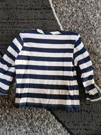 Blauw wit gestreept shirt met borstzakje Maat 80, Onbekend, Ophalen of Verzenden, Zo goed als nieuw, Onbekend