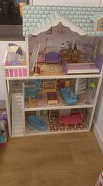 Barbiehuis met heel veel extra dingen, Ophalen of Verzenden, Poppenhuis