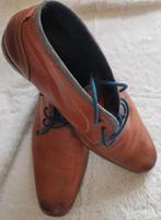VAN BEERS LEDER SCHOENEN MAAT 42, Bruin, Verzenden, Boots, Zo goed als nieuw