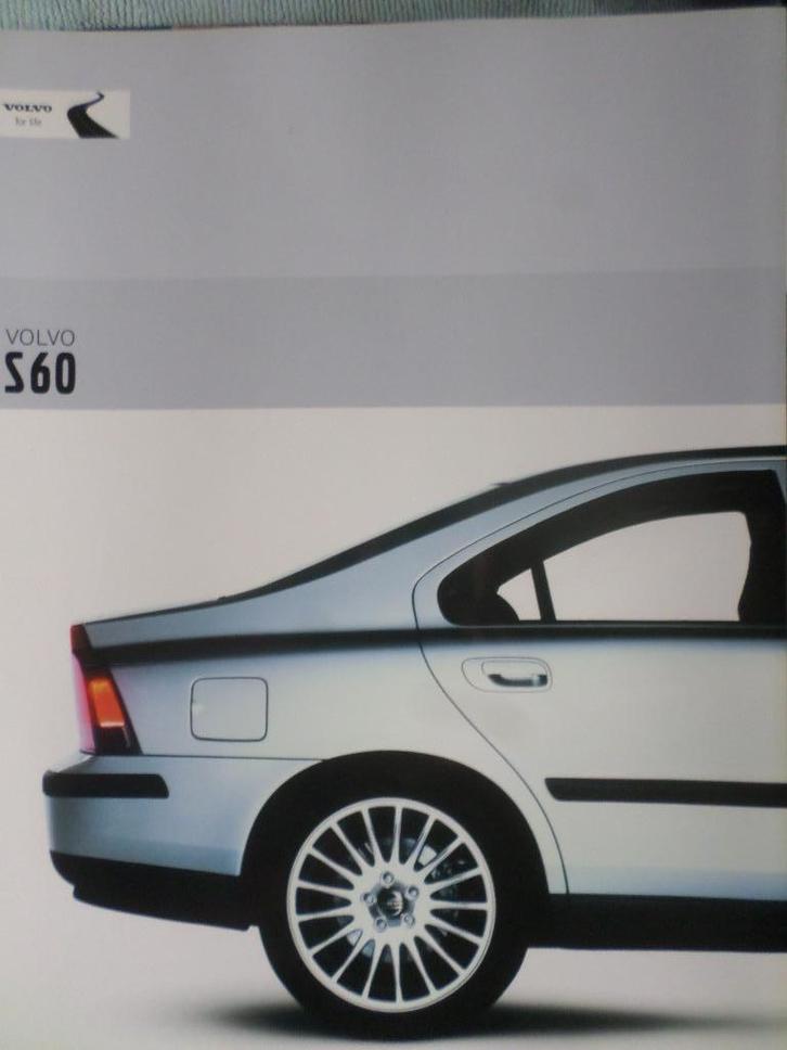 Volvo S60 2003 brochure, Boeken, Auto's | Folders en Tijdschriften, Zo goed als nieuw, Volvo, Verzenden