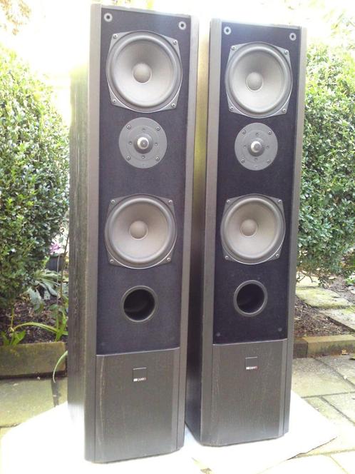 MB Quart 800 vintage luidsprekers, Audio, Tv en Foto, Luidsprekers, Gebruikt, Front, Rear of Stereo speakers, 120 watt of meer
