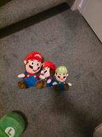 Mario & Luigi Knuffels - 3 stuks, Ophalen of Verzenden, Zo goed als nieuw, Overige typen