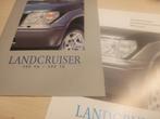 1997 Toyota Landcruiser mét losse bijlage folder óók lang, Boeken, Auto's | Folders en Tijdschriften, Ophalen of Verzenden, Zo goed als nieuw