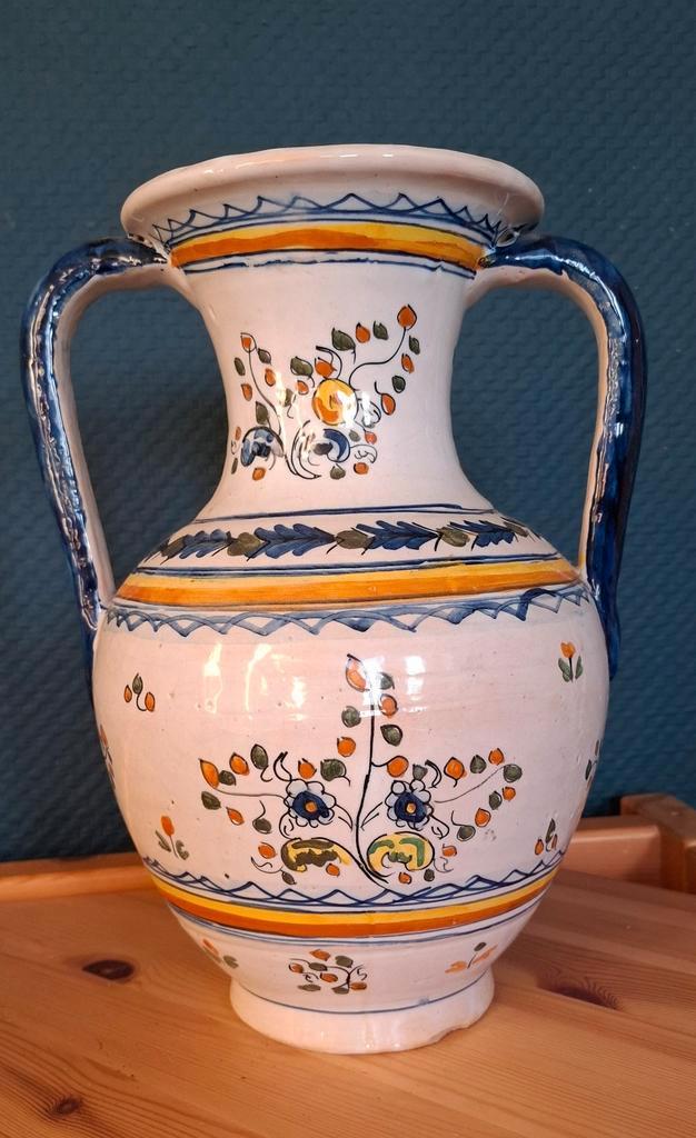 Talavera Aardewerk Vaas antiek, Antiek en Kunst, Antiek | Vazen, Ophalen of Verzenden