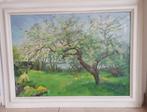 Schilderij bloesemboom/appelboom van Eelco Cornelis Leegstra, Antiek en Kunst, Ophalen