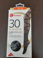 Kruidvat 30d glans gladiator panty 38 40 en 42 44, Zwart, Nieuw, Maat 40/42 (M), Ophalen of Verzenden
