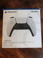 PS5 controller wit met doos, Gebruikt, PlayStation 5, Ophalen of Verzenden, Controller