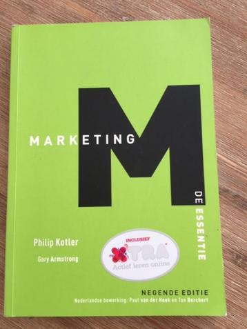 Te koop: Marketing - De Essentie. Geschreven door Philip Kot