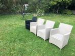 Leuke tuinstoelen te koop, 4 stuks, Ophalen, Zo goed als nieuw, Kunststof
