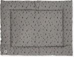 Jollein Boxkleed Spot 80x100cm - Storm Grey, Nieuw, Boxkleed, Rechthoekig, Verzenden